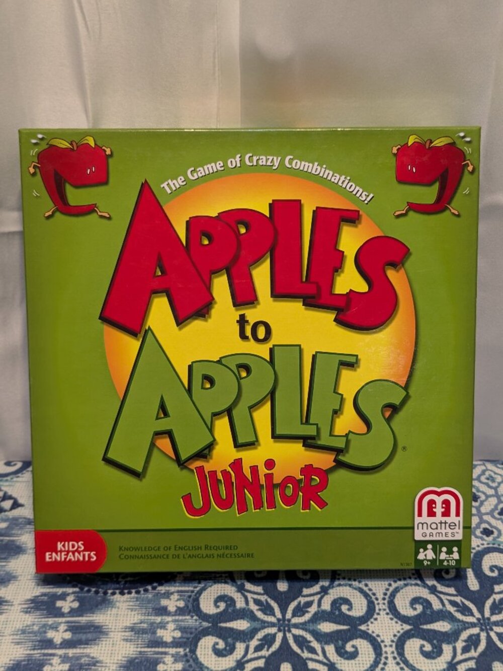 Apples to Apples Junior Card Game Complete Mattel 2012